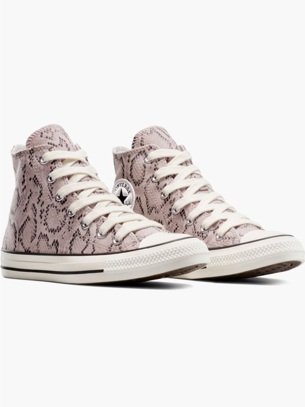 Chuck Taylor Allstar Converse High Top Sneaker Snakeskin Clay/Egret  8.5